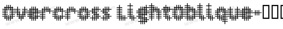 Overcross LightOblique字体转换
